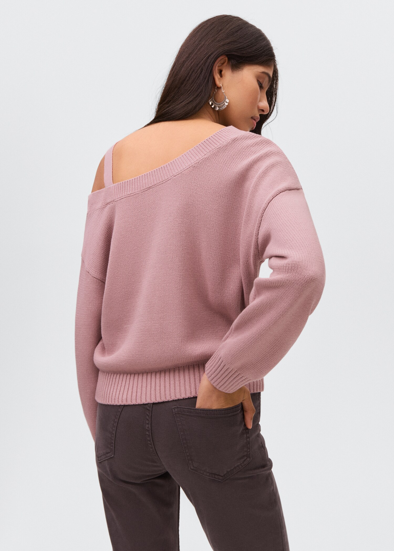 Jersey punto cut out - Reverso del artículo