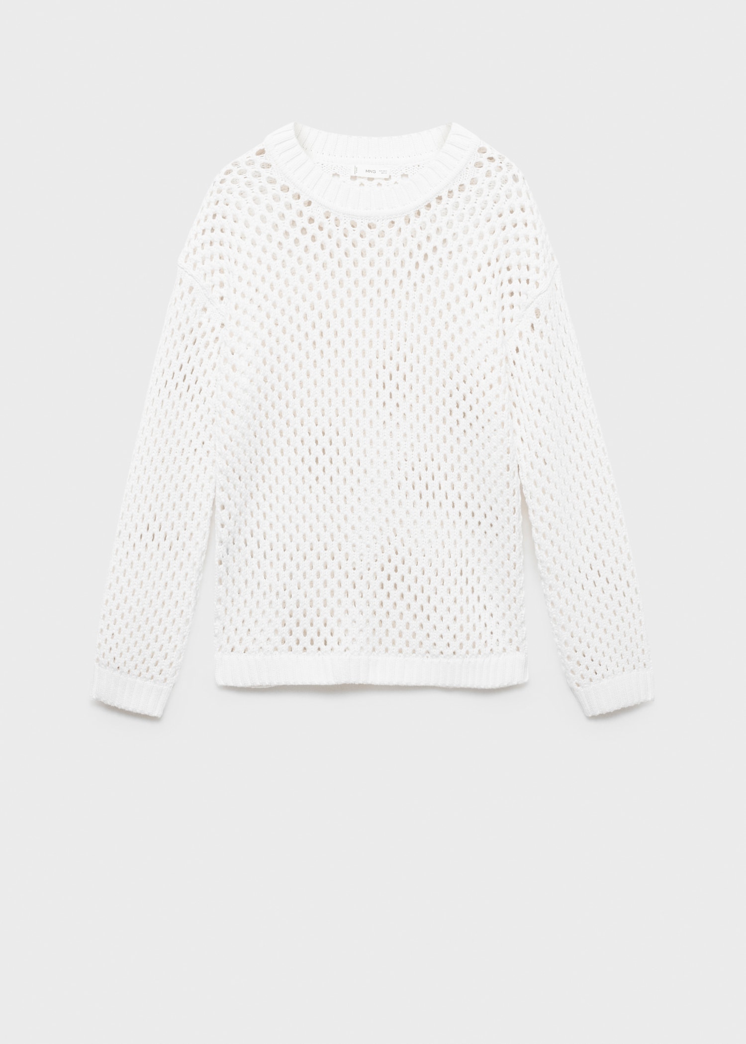 Openwork knit sweater - Article without model