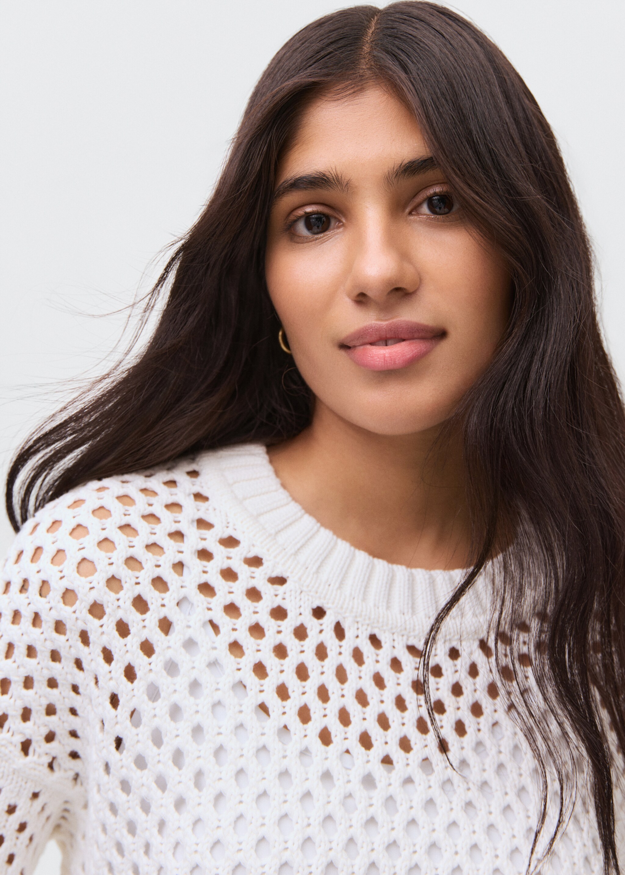 Openwork knit sweater - Details of the article 1