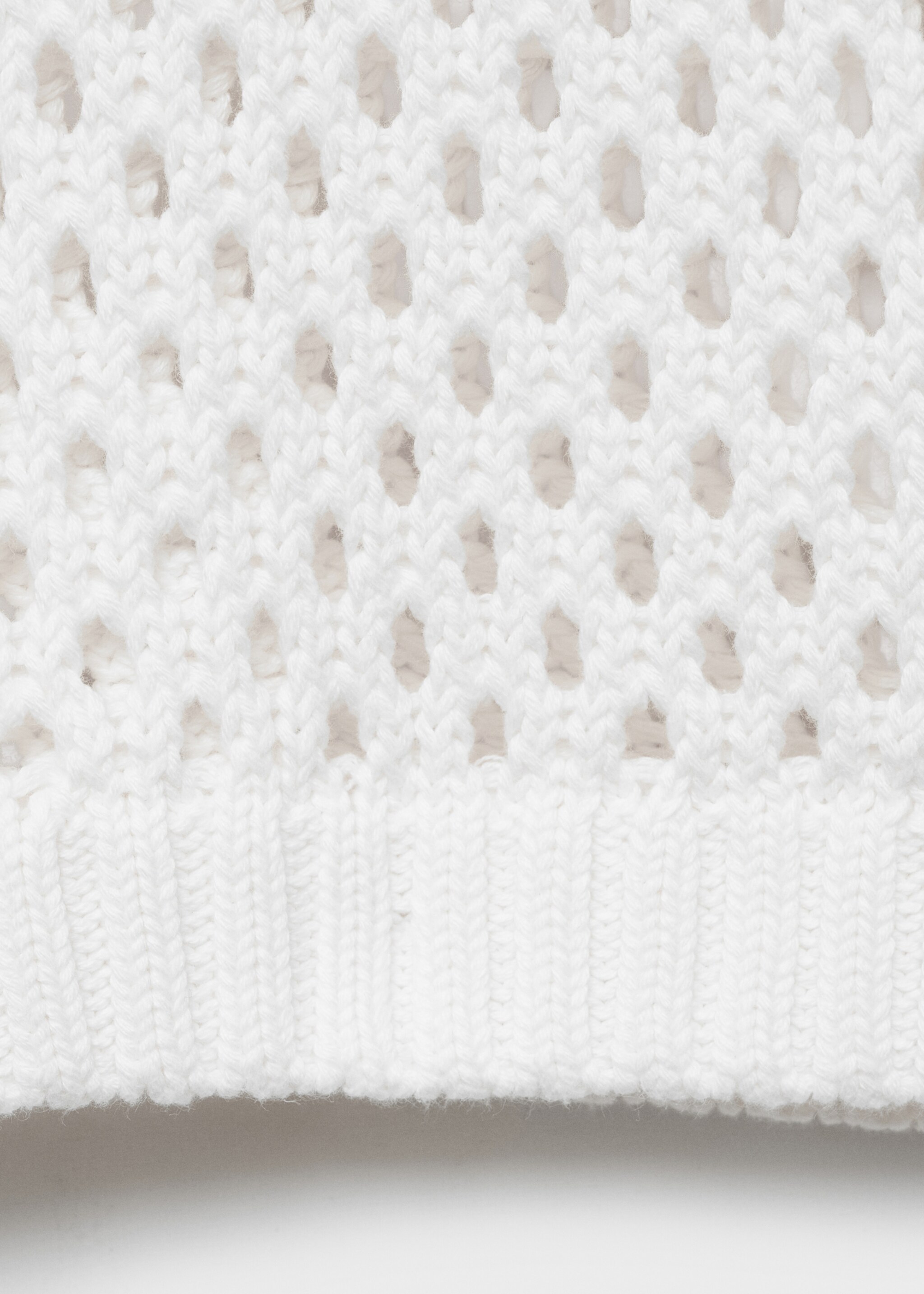 Openwork knit sweater - Details of the article 8