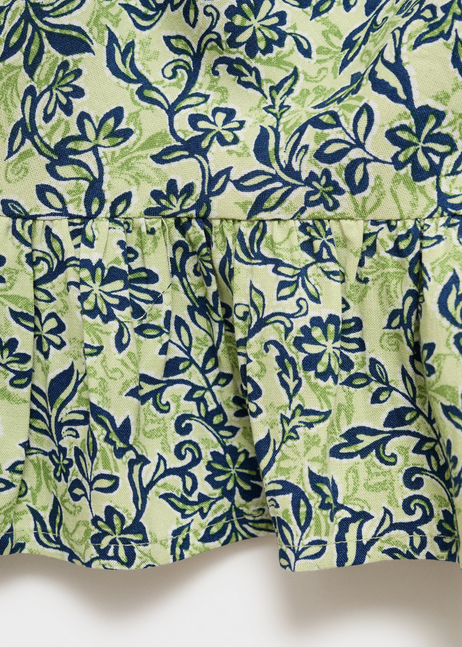 Robe à emmanchures américaines imprimé fleuri - Détail de l'article 0