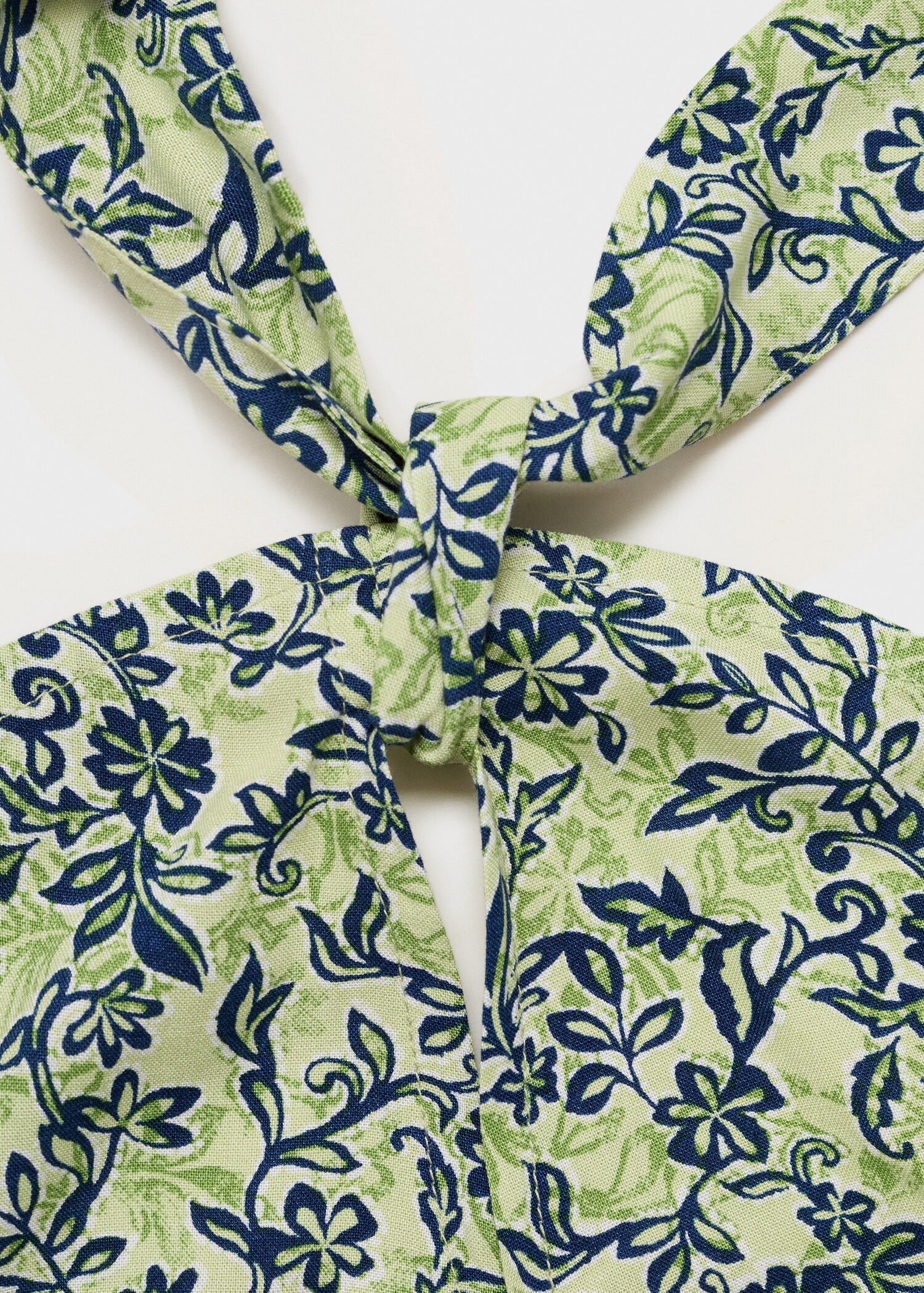 Robe à emmanchures américaines imprimé fleuri - Détail de l'article 8