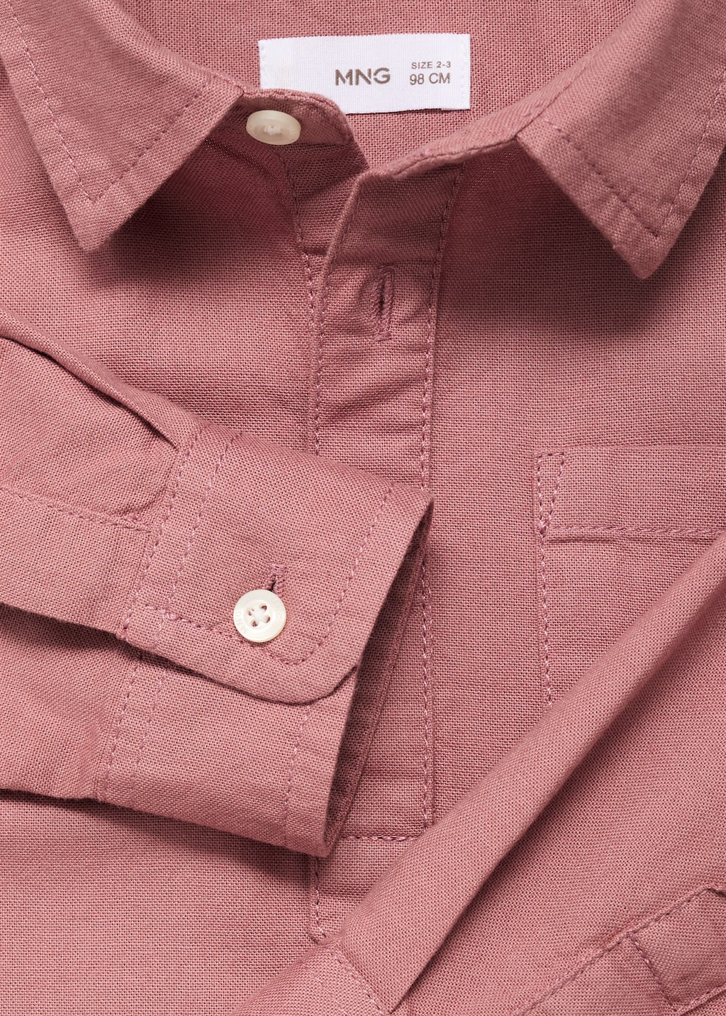 Cotton polo-neck shirt