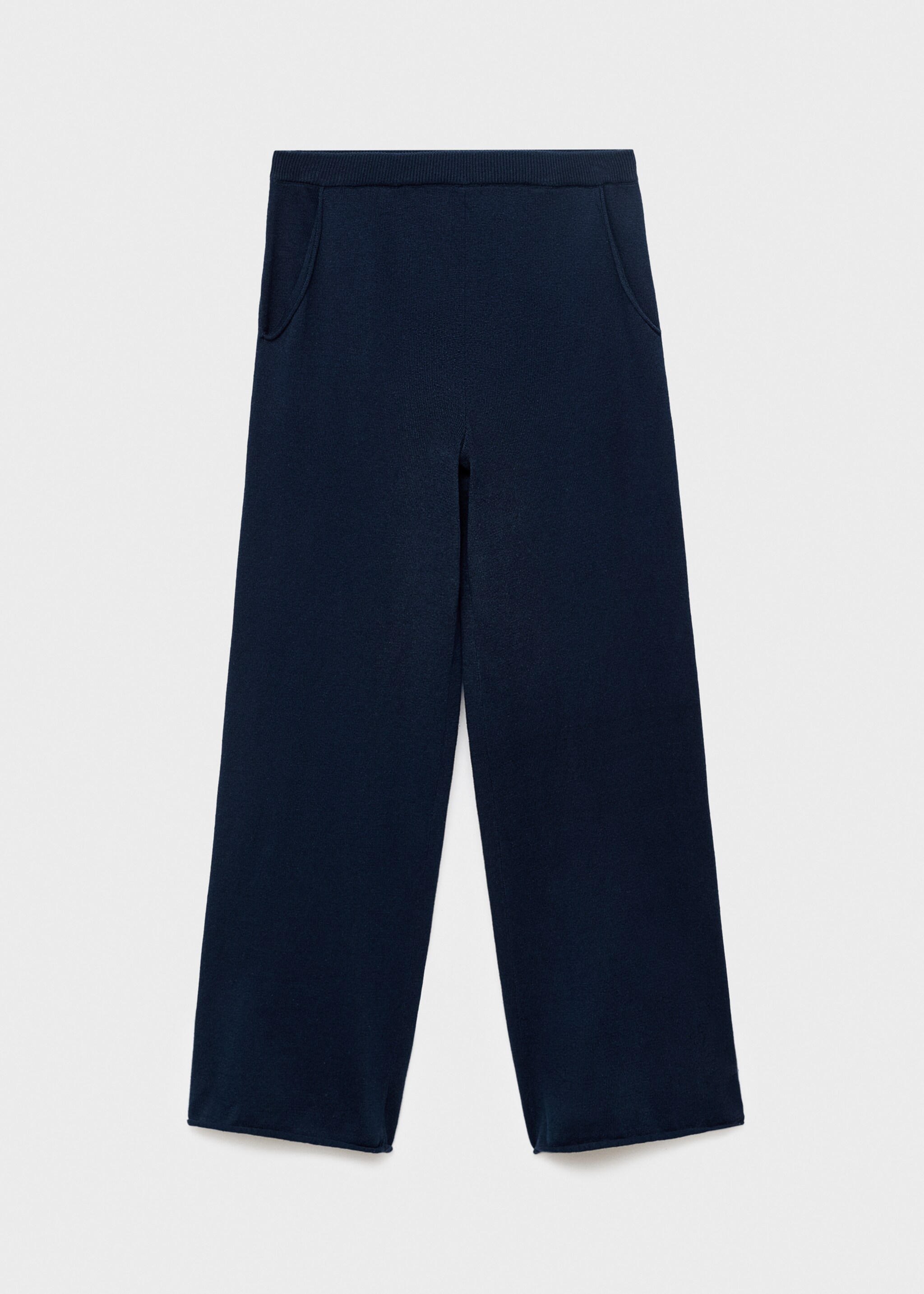 Cotton-knit trousers - Article without model, Navy. Ref: 17083277-00.