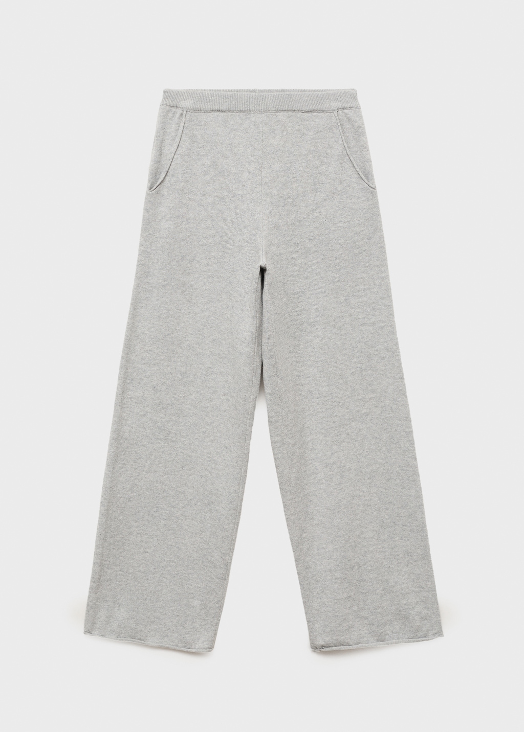 Cotton-knit trousers