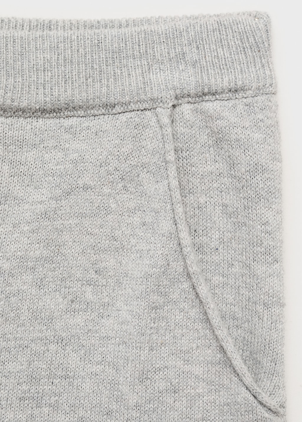 Cotton-knit trousers
