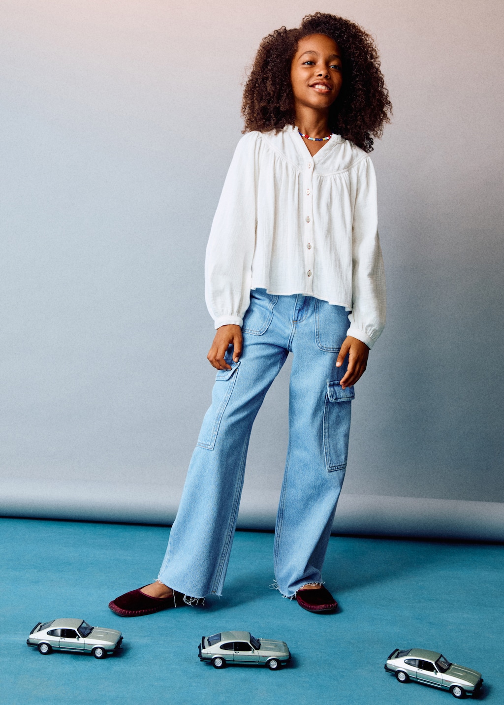 Puffed sleeves shirt