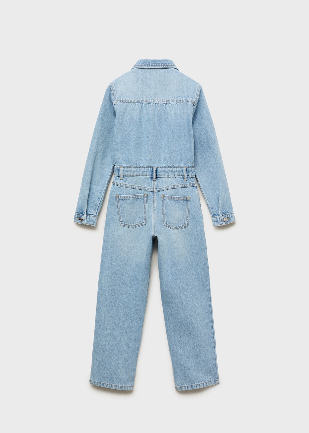 Long denim jumpsuit