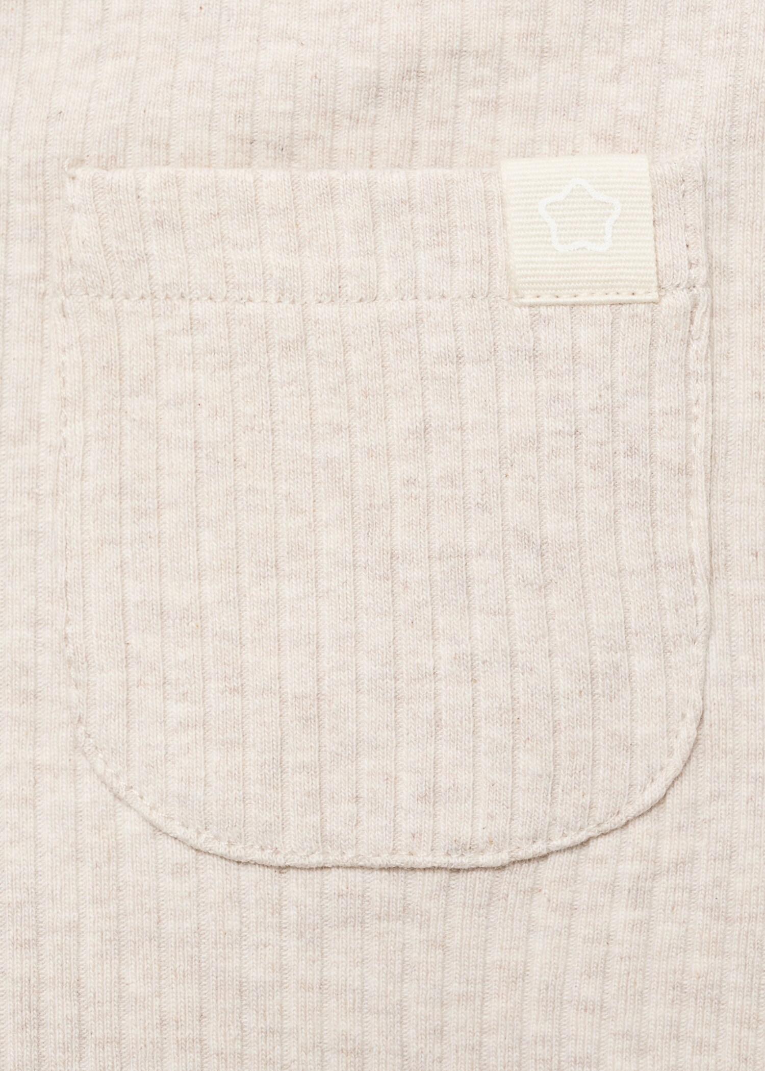 Legging maille côtelée coton - Détail de l'article 0
