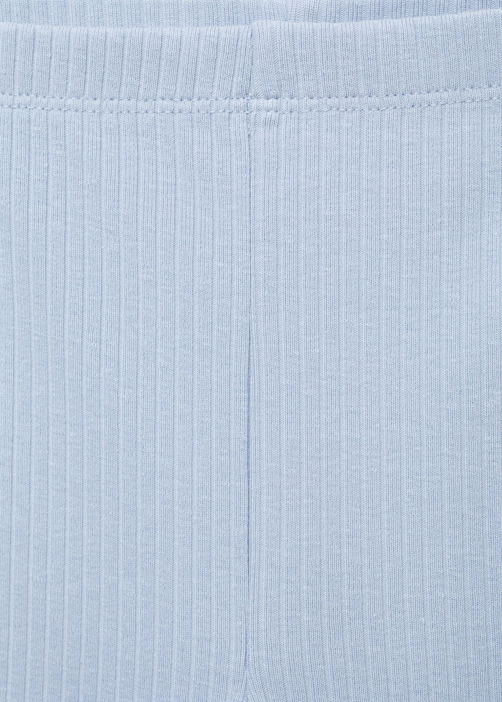 Cotton ribbed leggings