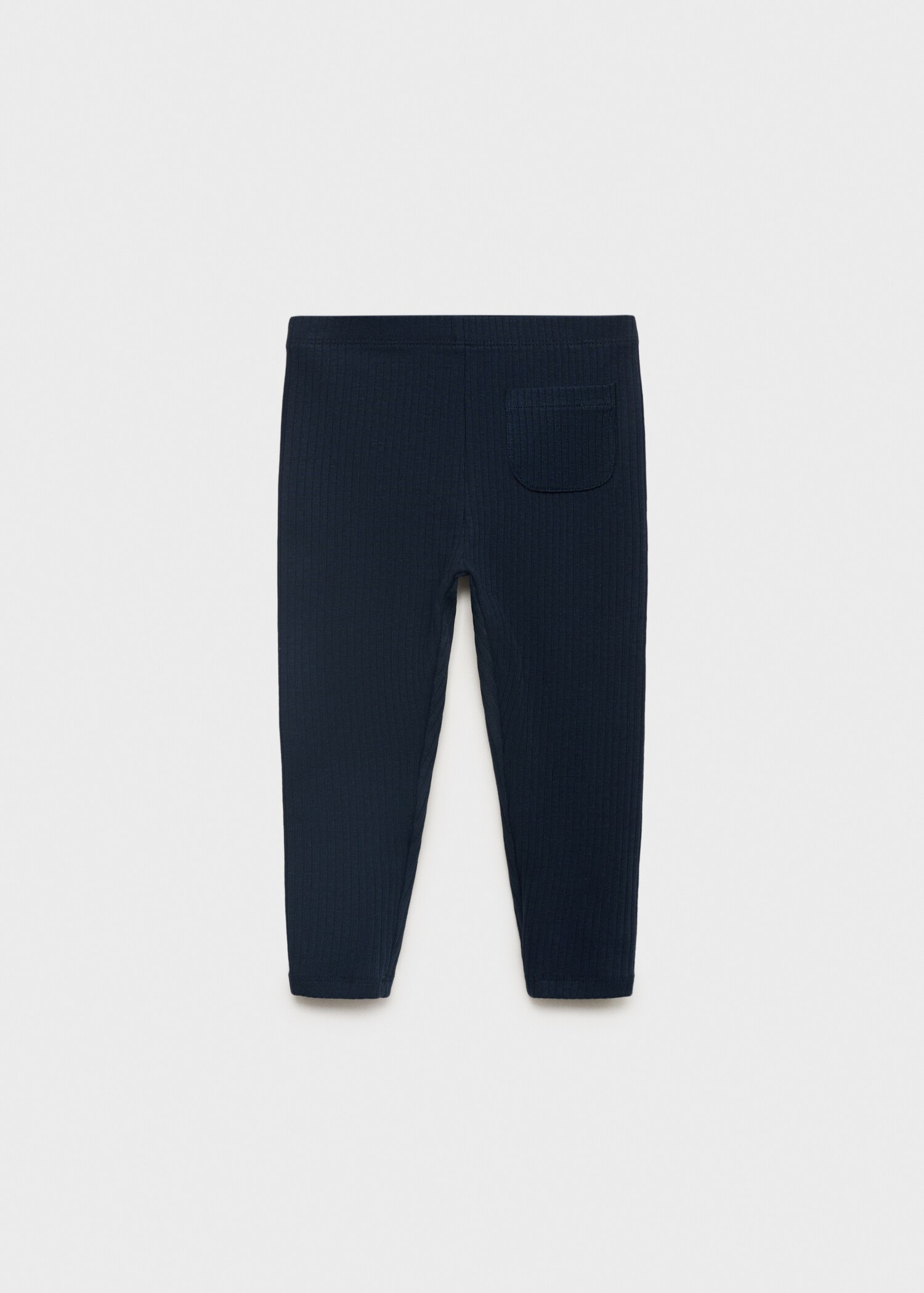 Legging maille côtelée coton - Verso de l’article