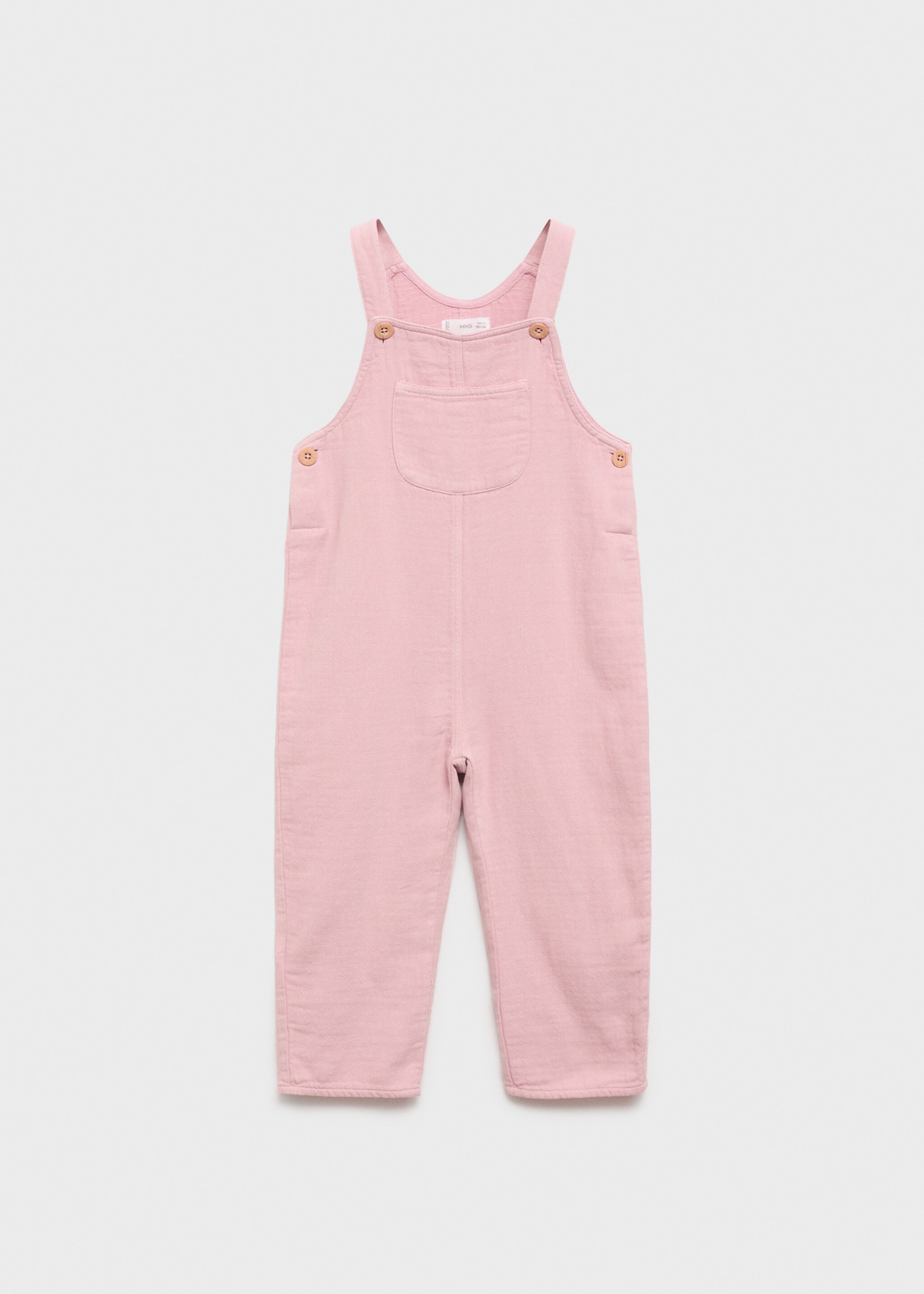 Long cotton dungarees - Article without model