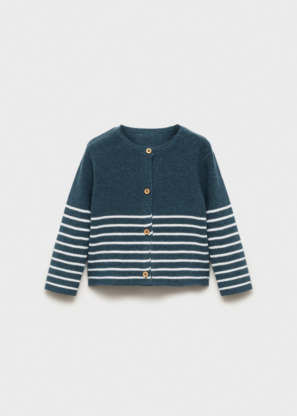 [COSYHARU公式]open five button golgi round knit COSYHARU公式] オープン5ボタンリブラウンドニット - メルカリ