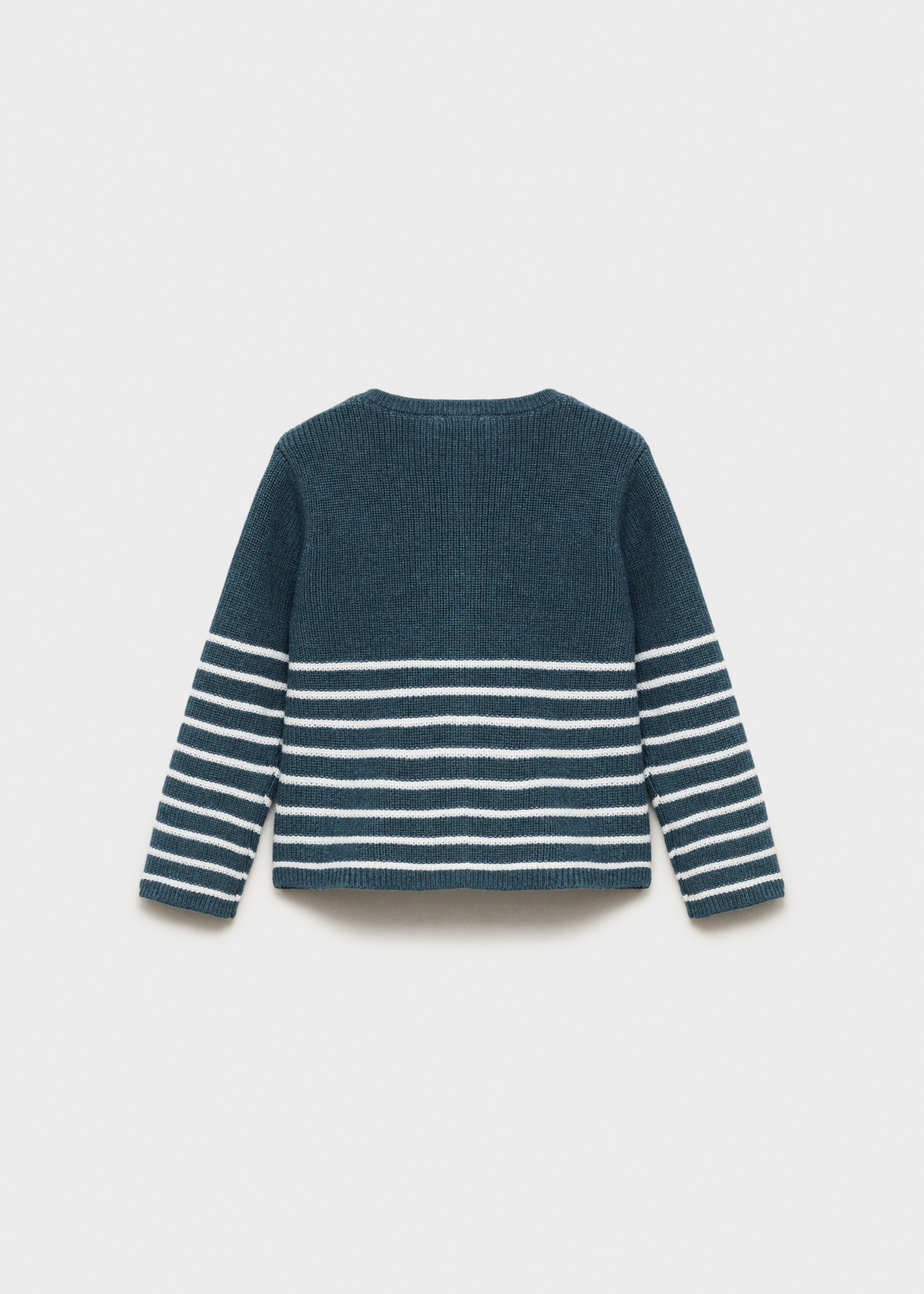 Cardigan maille rayures - Verso de l’article
