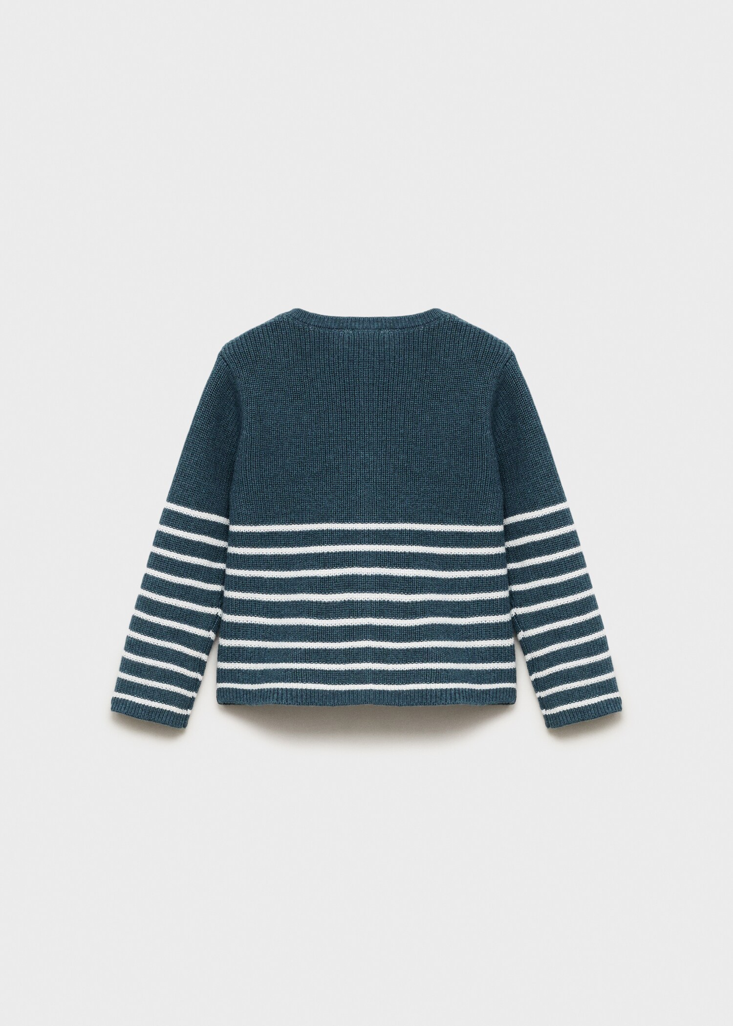 Cardigan maille rayures - Verso de l’article