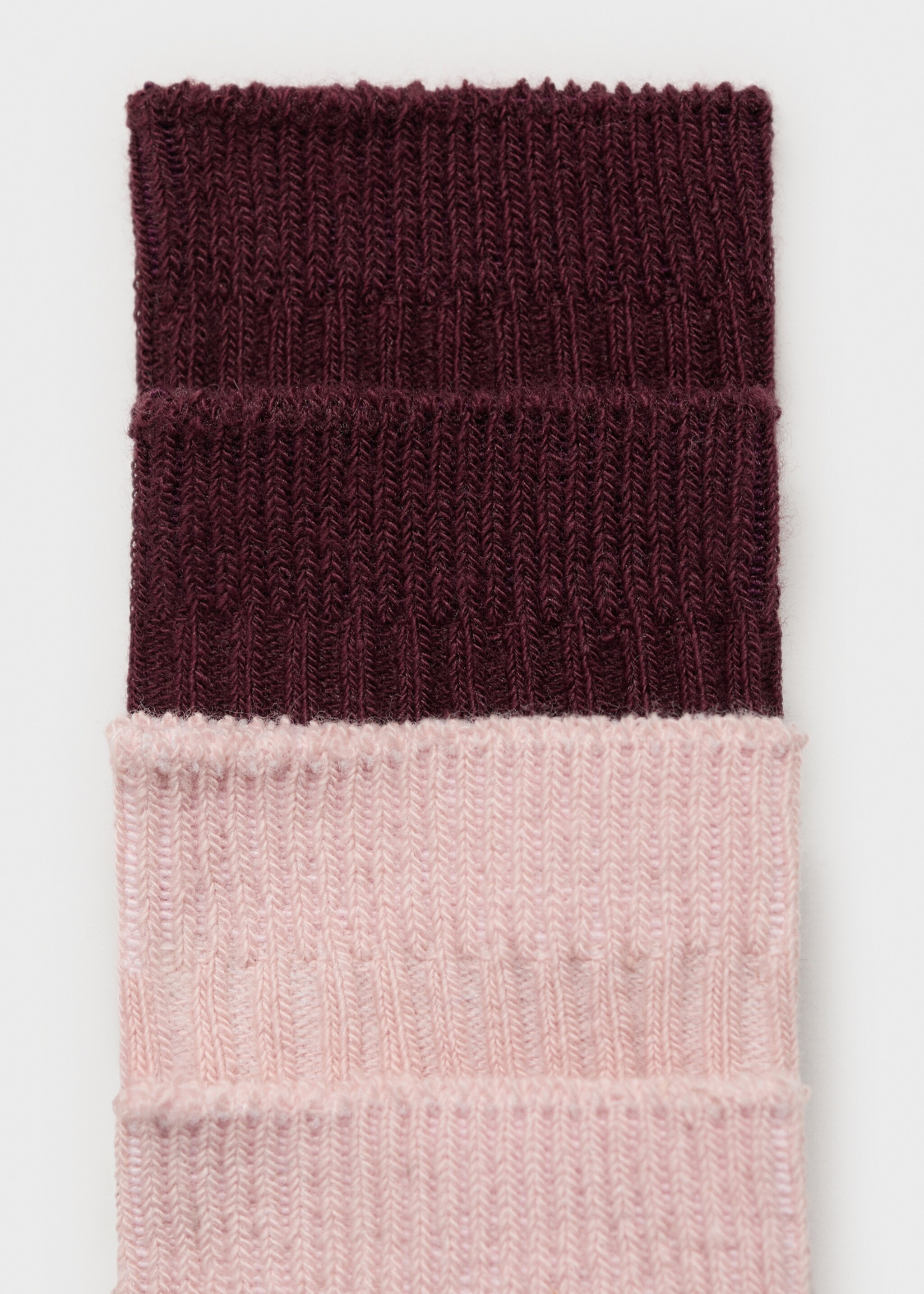 2 pack ribbed socks - Reverse of the article