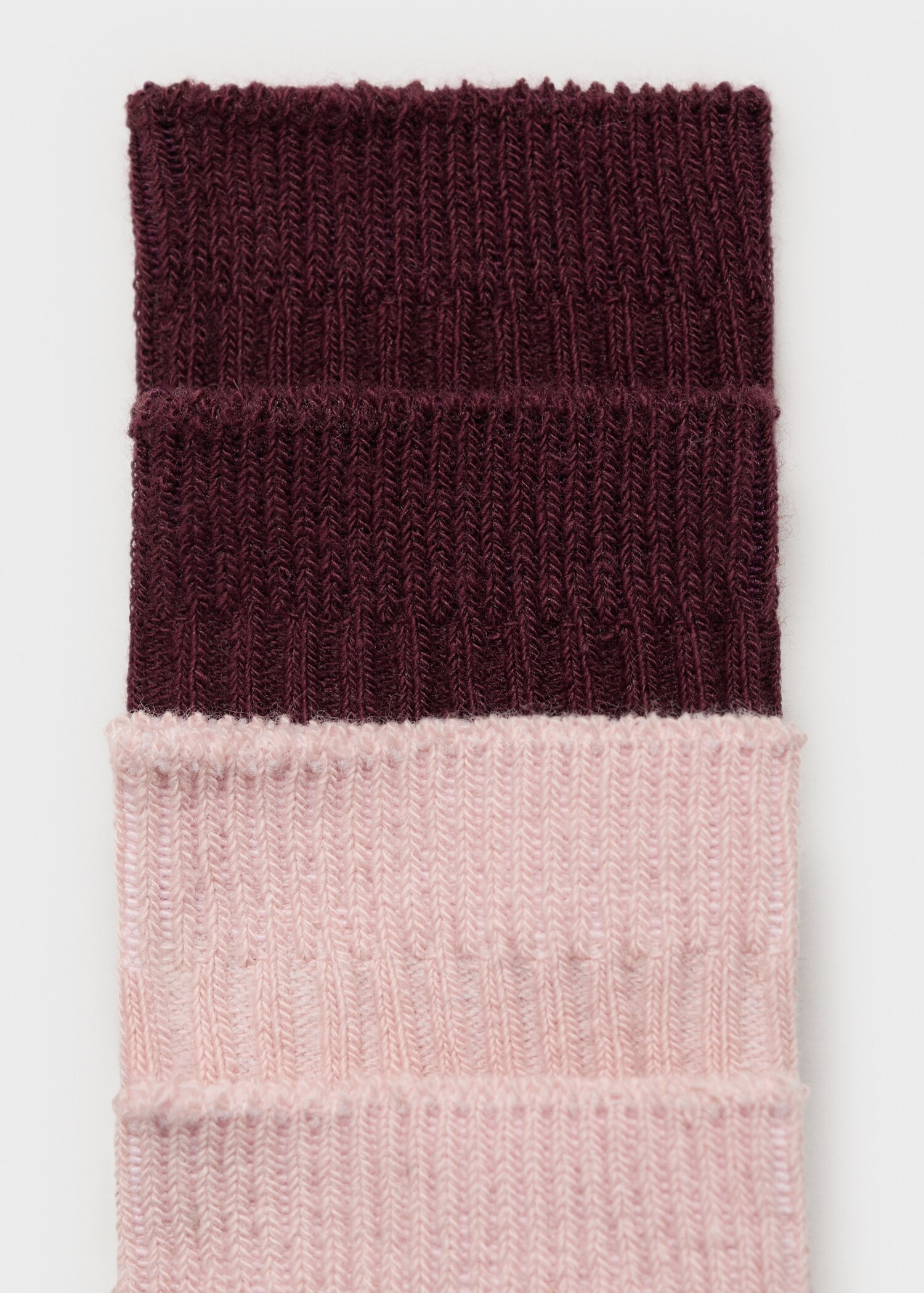2 pack ribbed socks - Reverse of the article