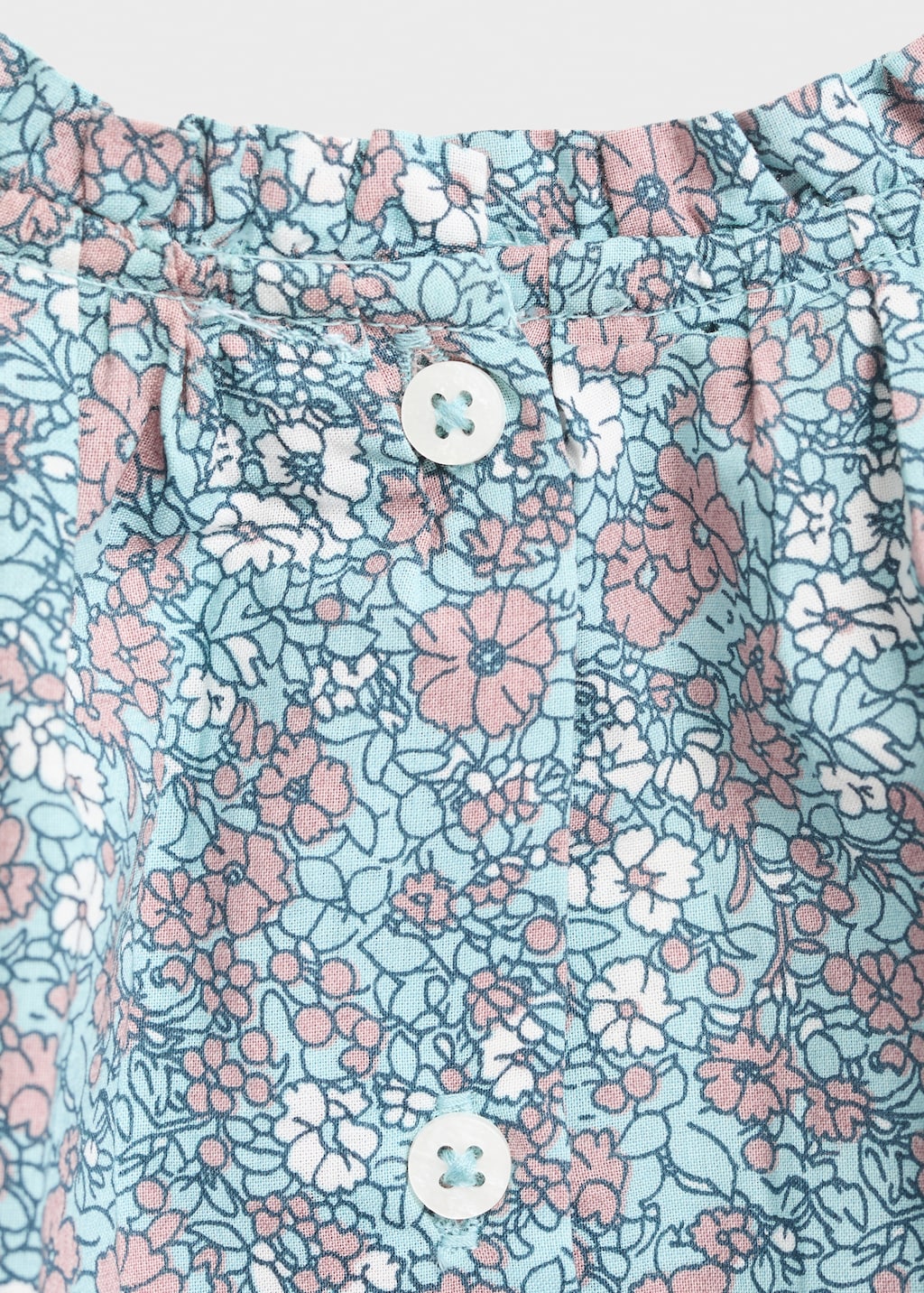 Printed dress and nappy cover