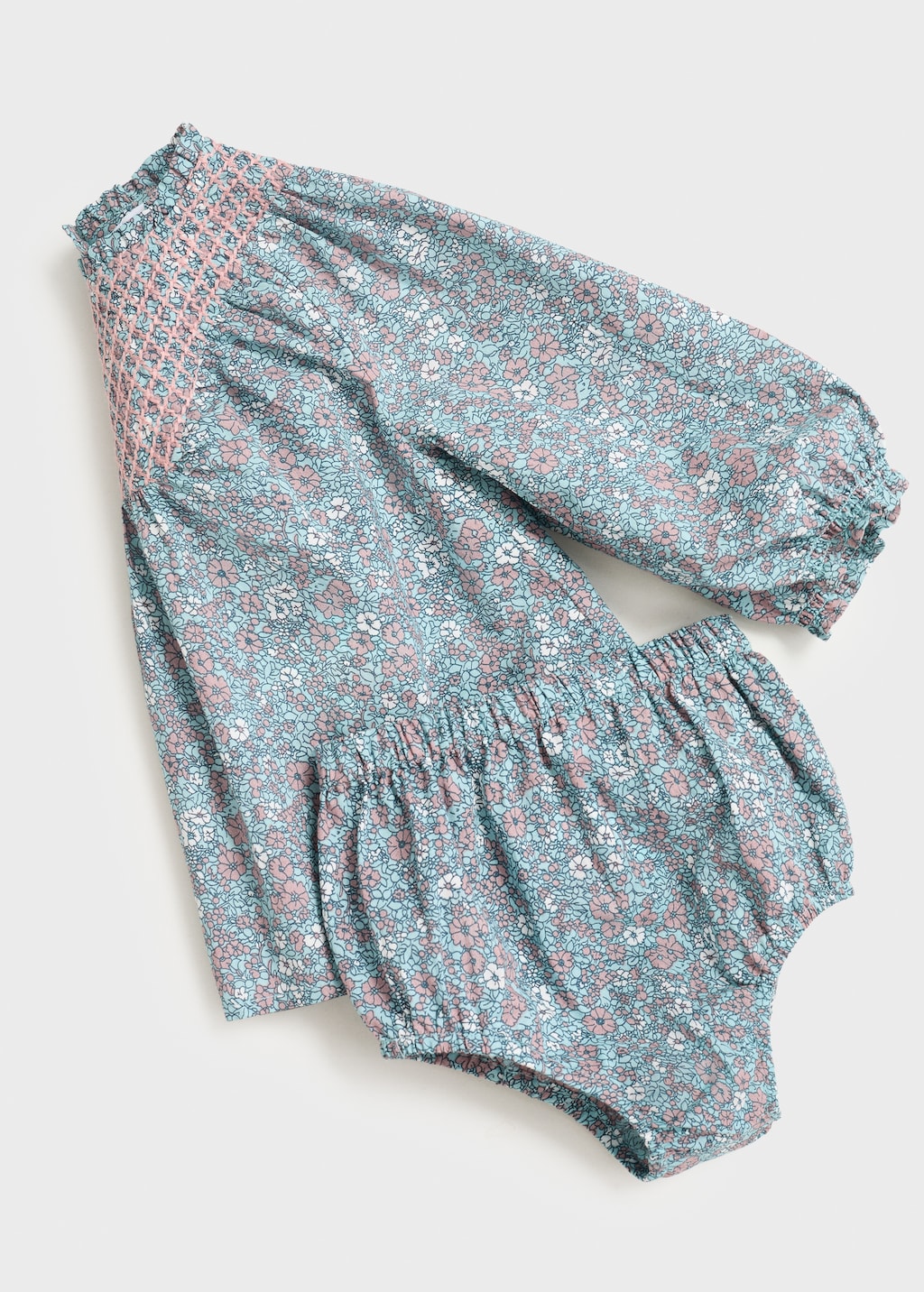 Printed dress and nappy cover