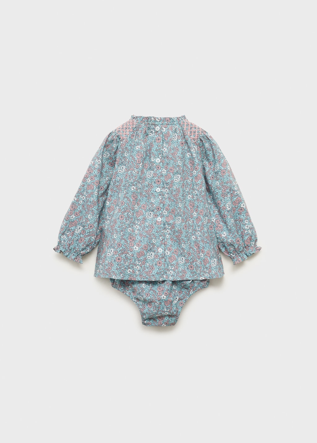 Printed dress and nappy cover