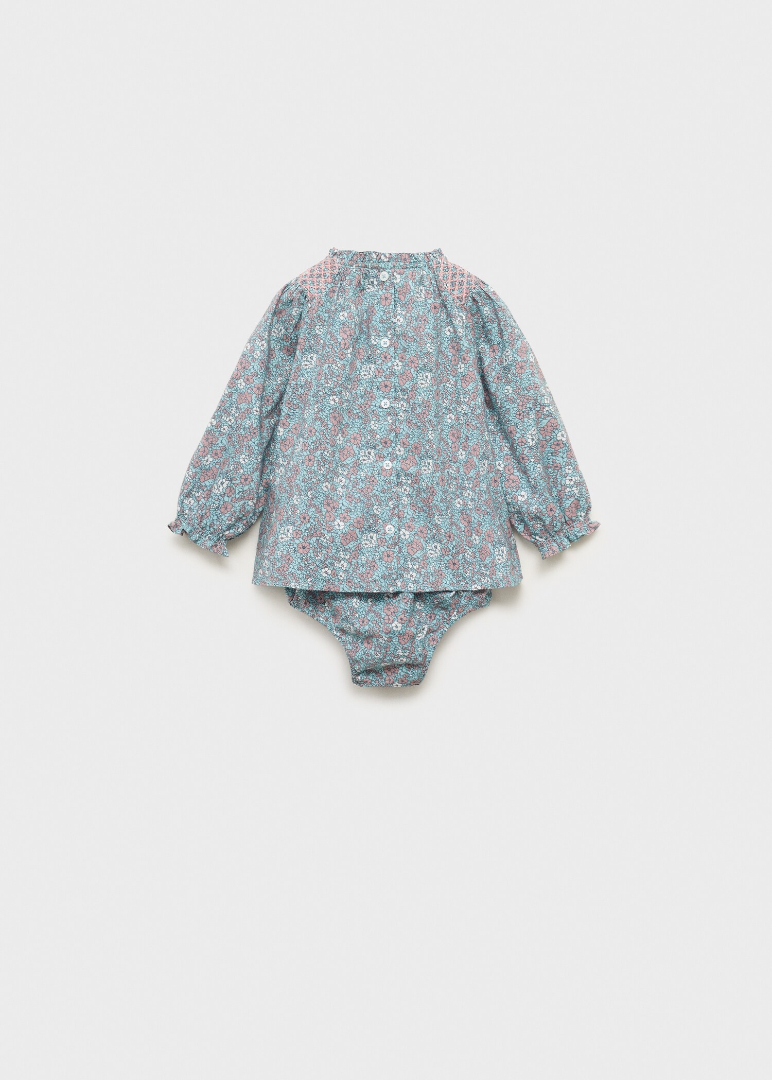 Printed dress and nappy cover - Reverse of the article