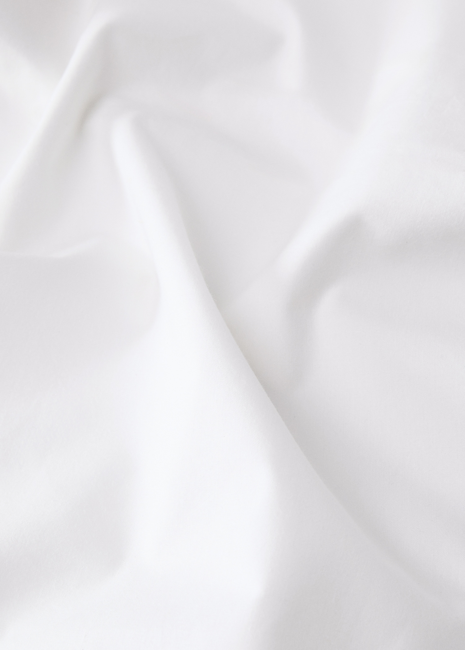 Drap plat percale de coton bord lin lit 180/200 cm - Détail de l'article 3