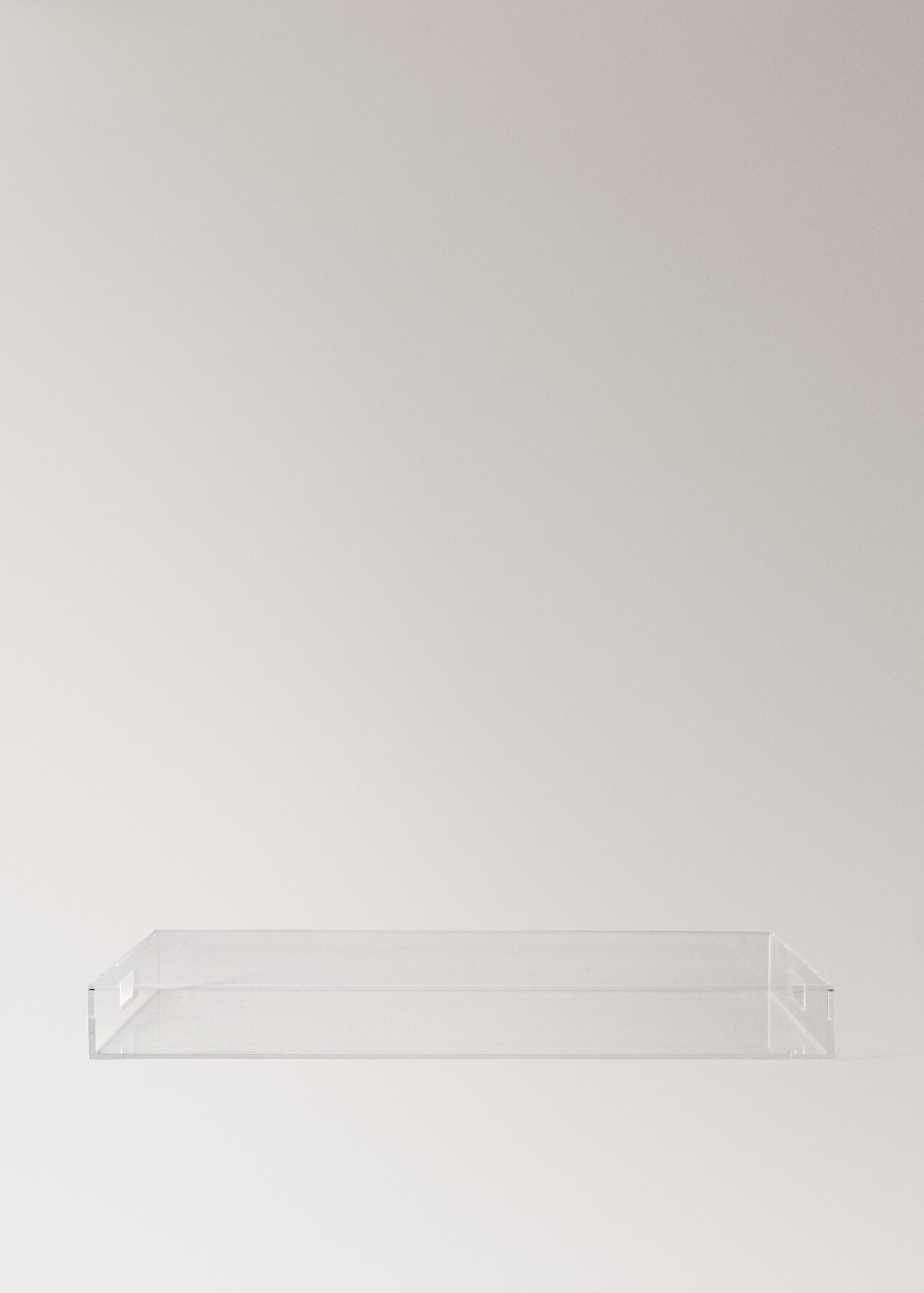 Large rectangular acrylic tray - Article without model