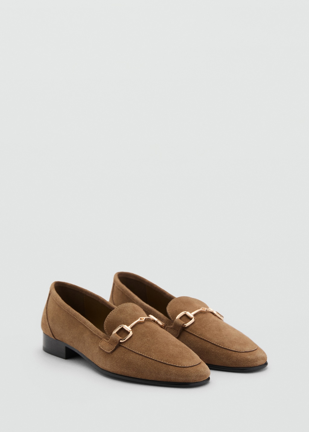 Suede moccasins with buckle - image 3