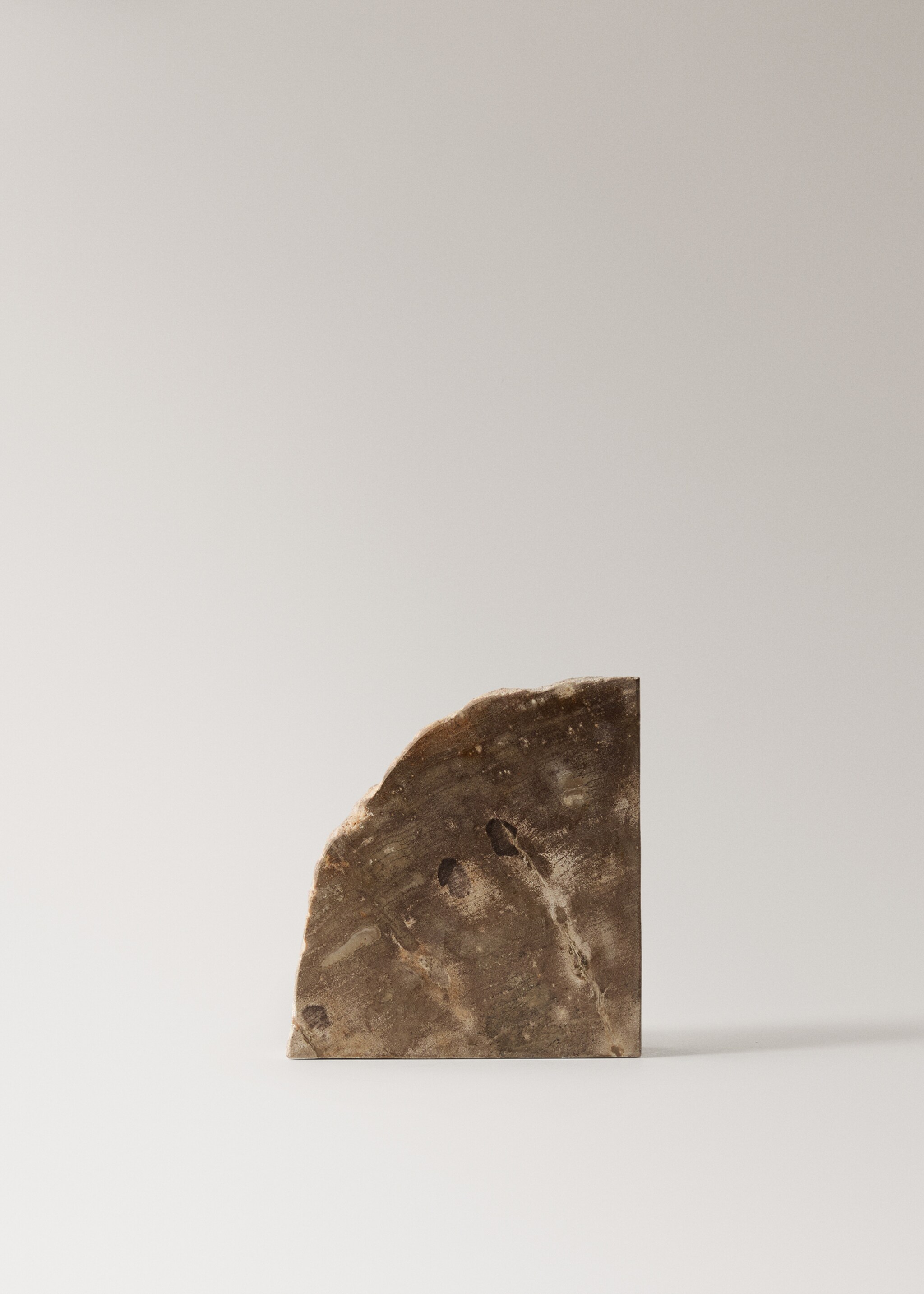 Petrified wood bookends - Article without model, Black. Ref: 17083323-00.