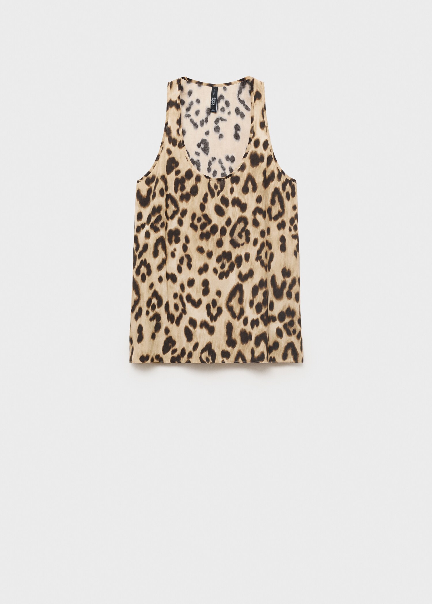 Top fluido animal print - Artículo sin modelo