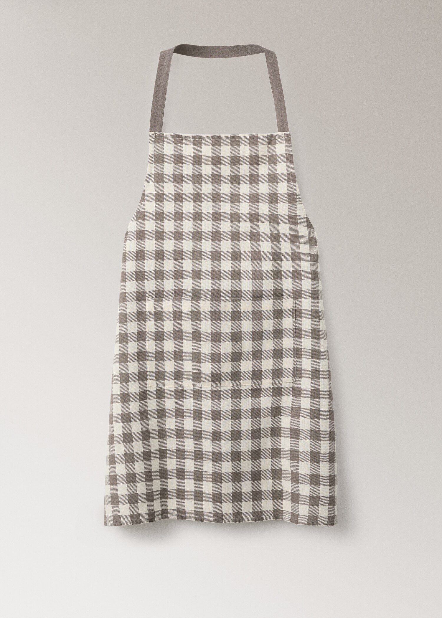 Gingham cotton apron - Article without model