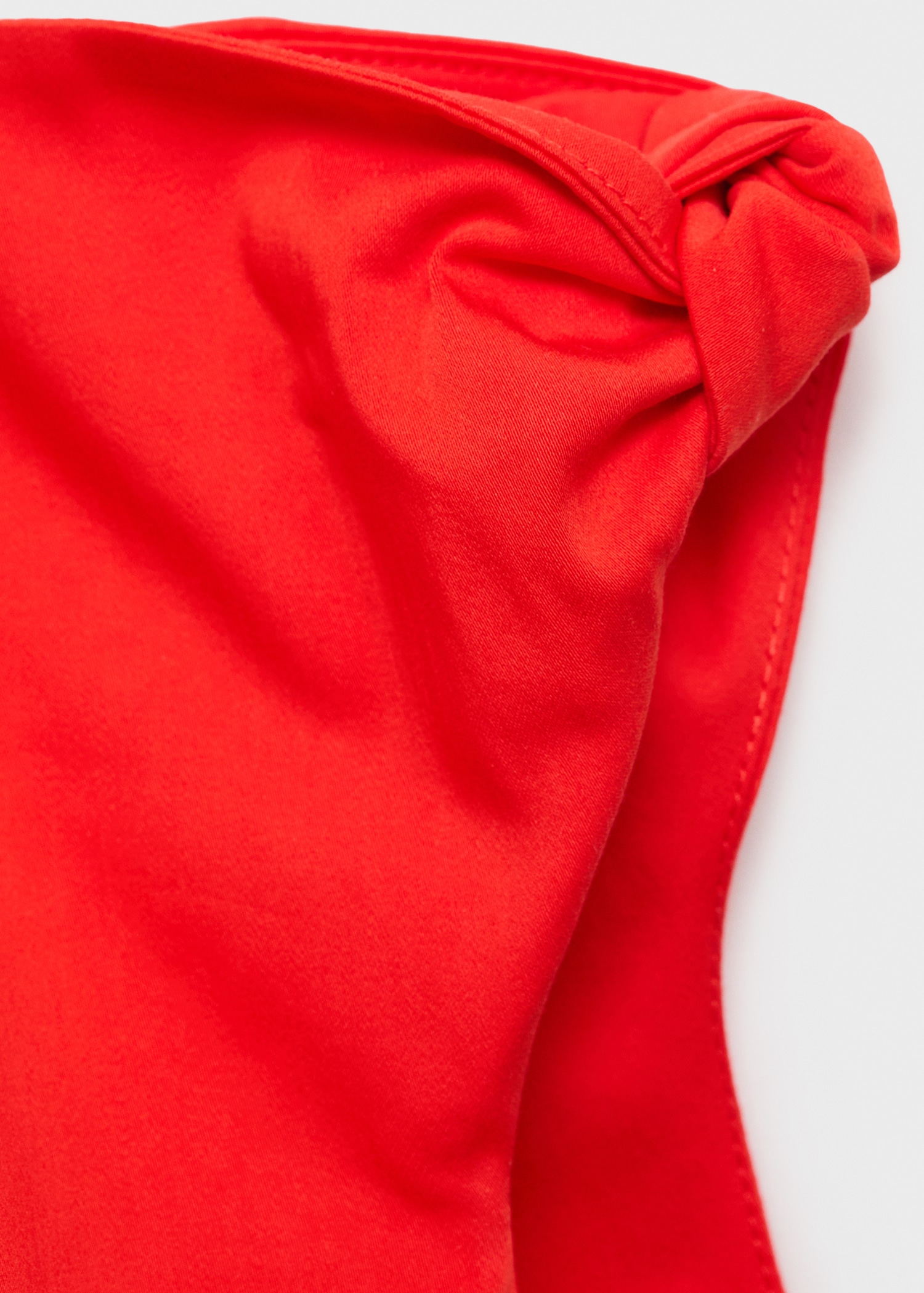 Vestido corto cuello asimétrico - Detalle del artículo 8