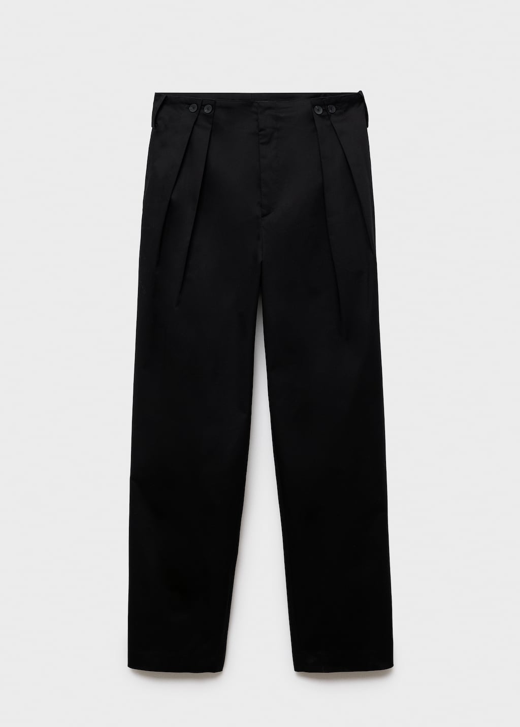【oan】Button Pintuck Cotton Pants Pintuck Cotton Trousers – Estudio Niksen