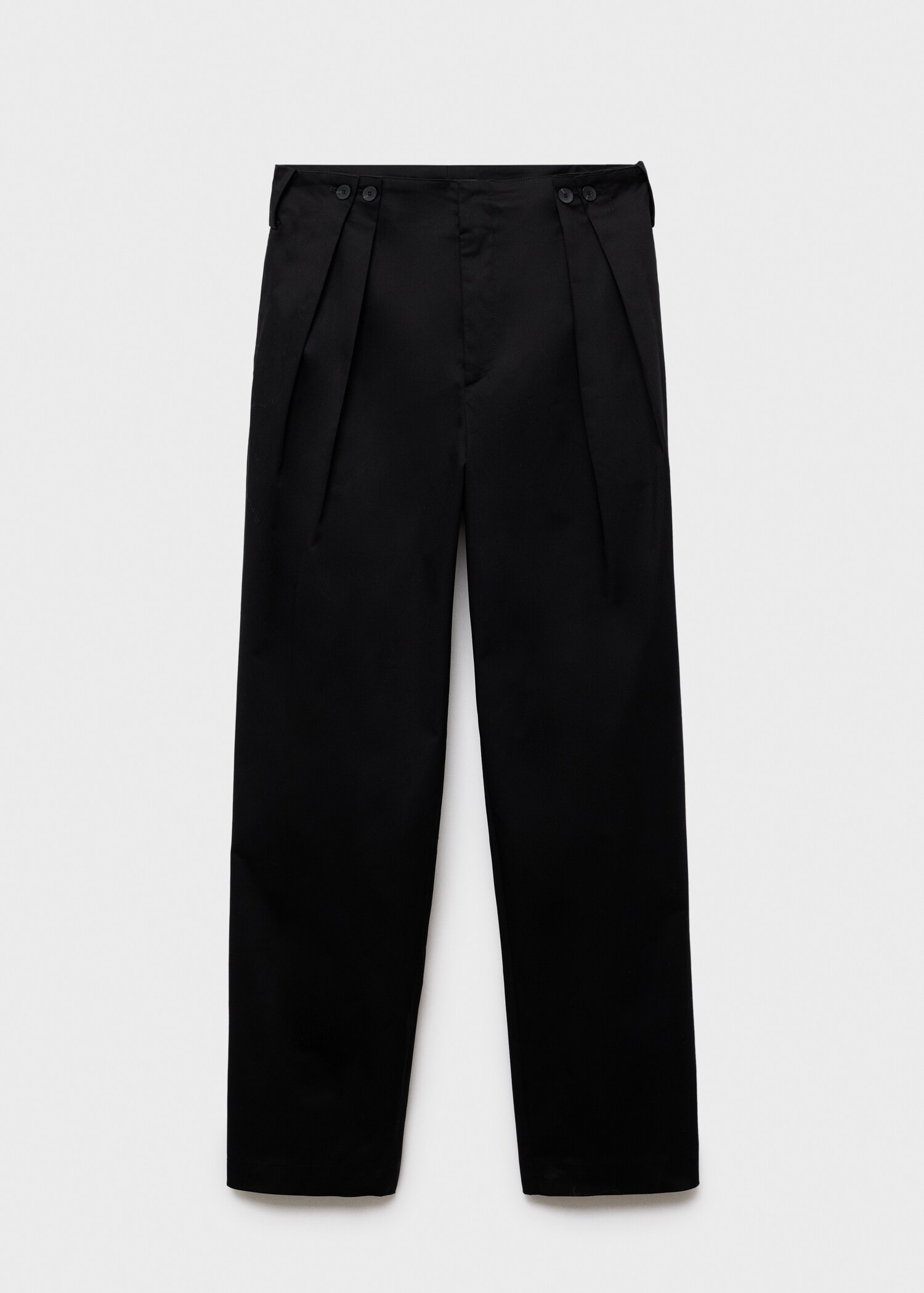 Buttons cotton trousers - Article without model