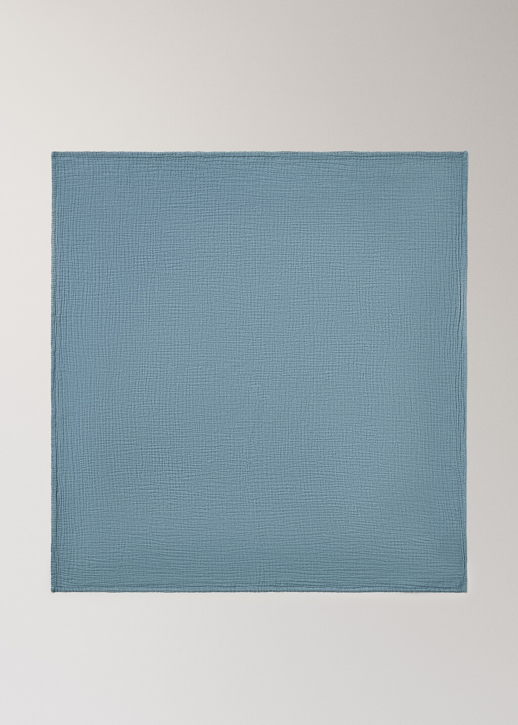 Cotton muslin baby blanket