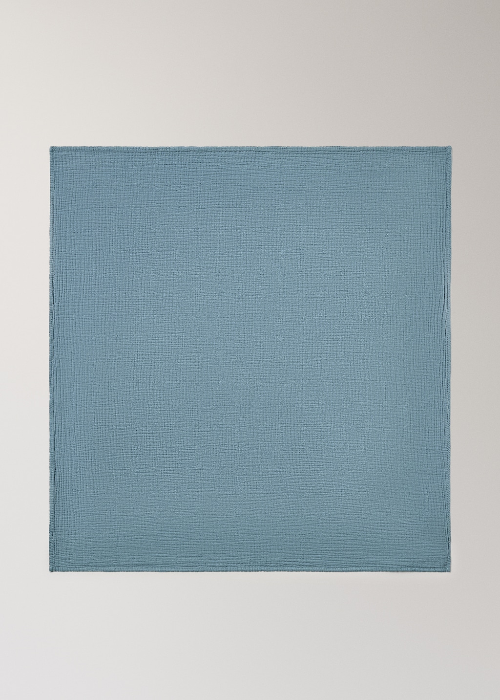 Cotton muslin baby blanket