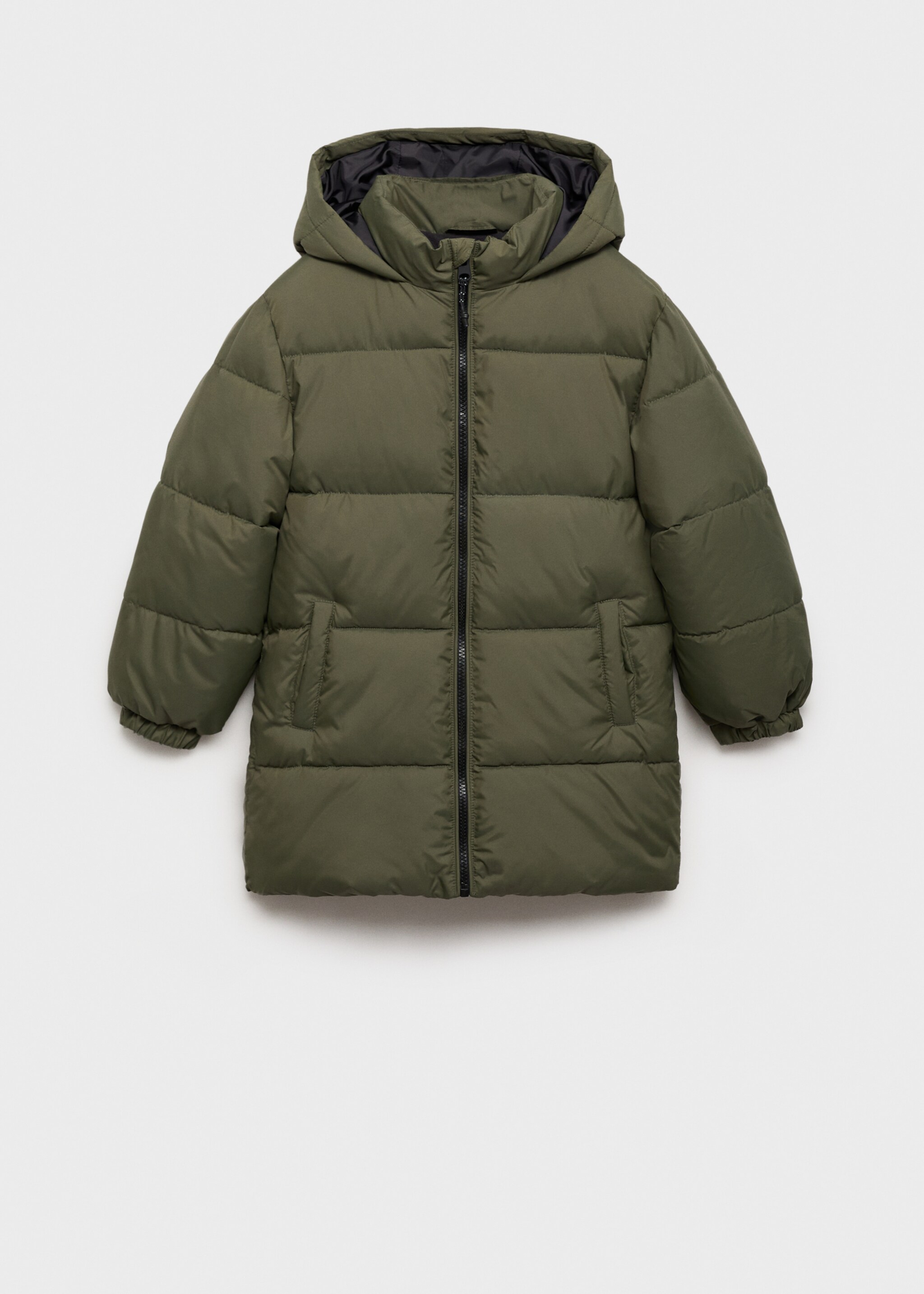 Hooded liner quilted coat - Article without model