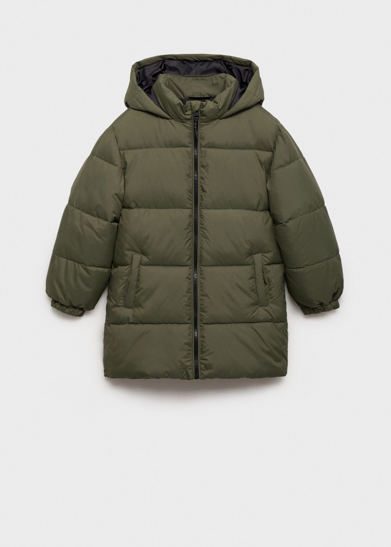 Hooded liner quilted coat - Article without model