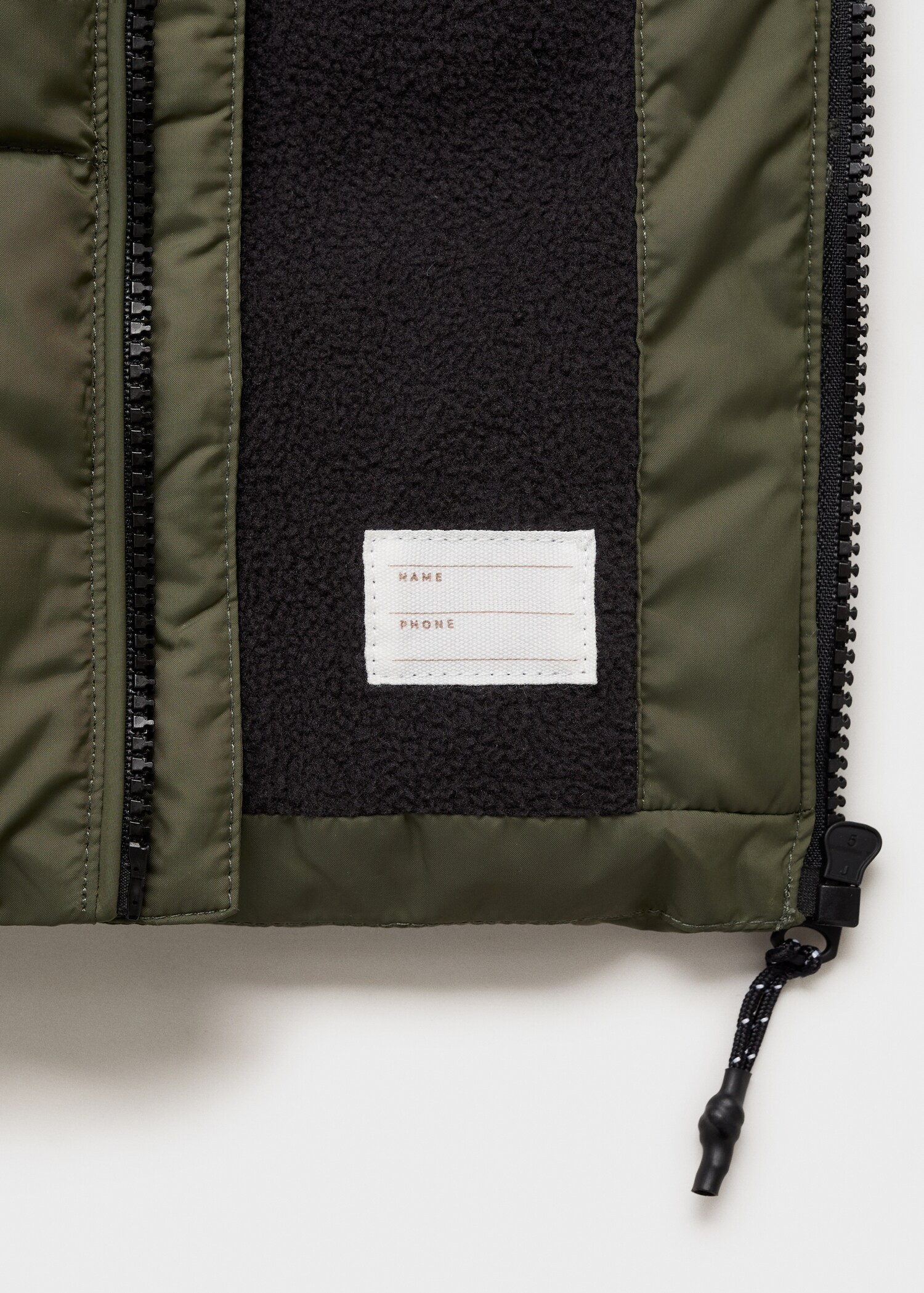 Hooded liner quilted coat - Details of the article 0