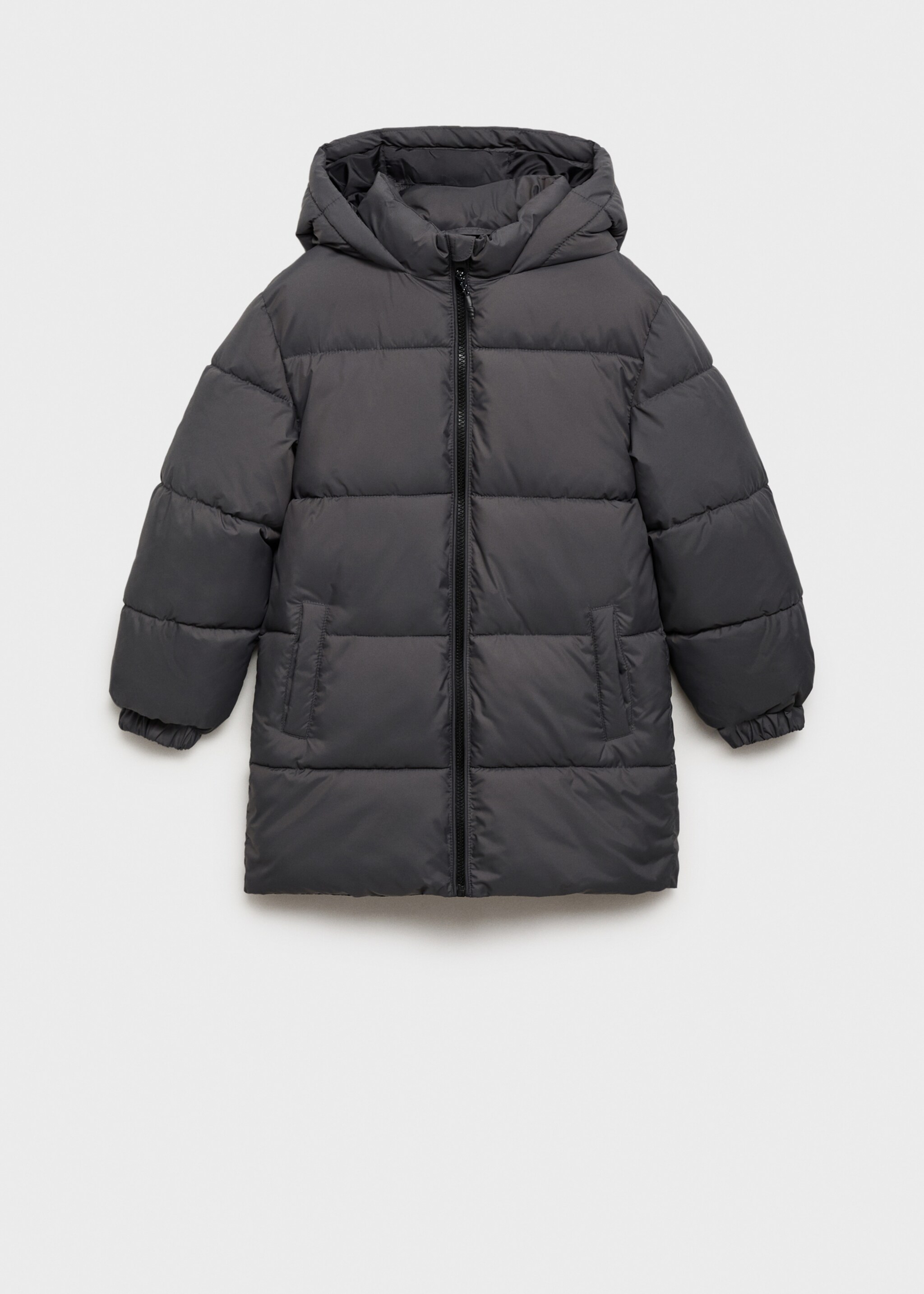 Hooded liner quilted coat - Article without model
