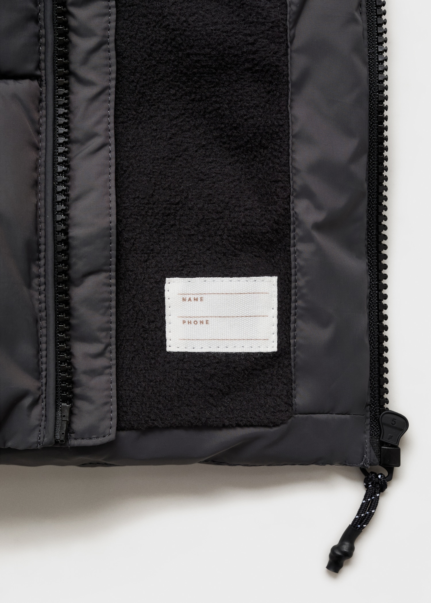 Hooded liner quilted coat - Details of the article 8