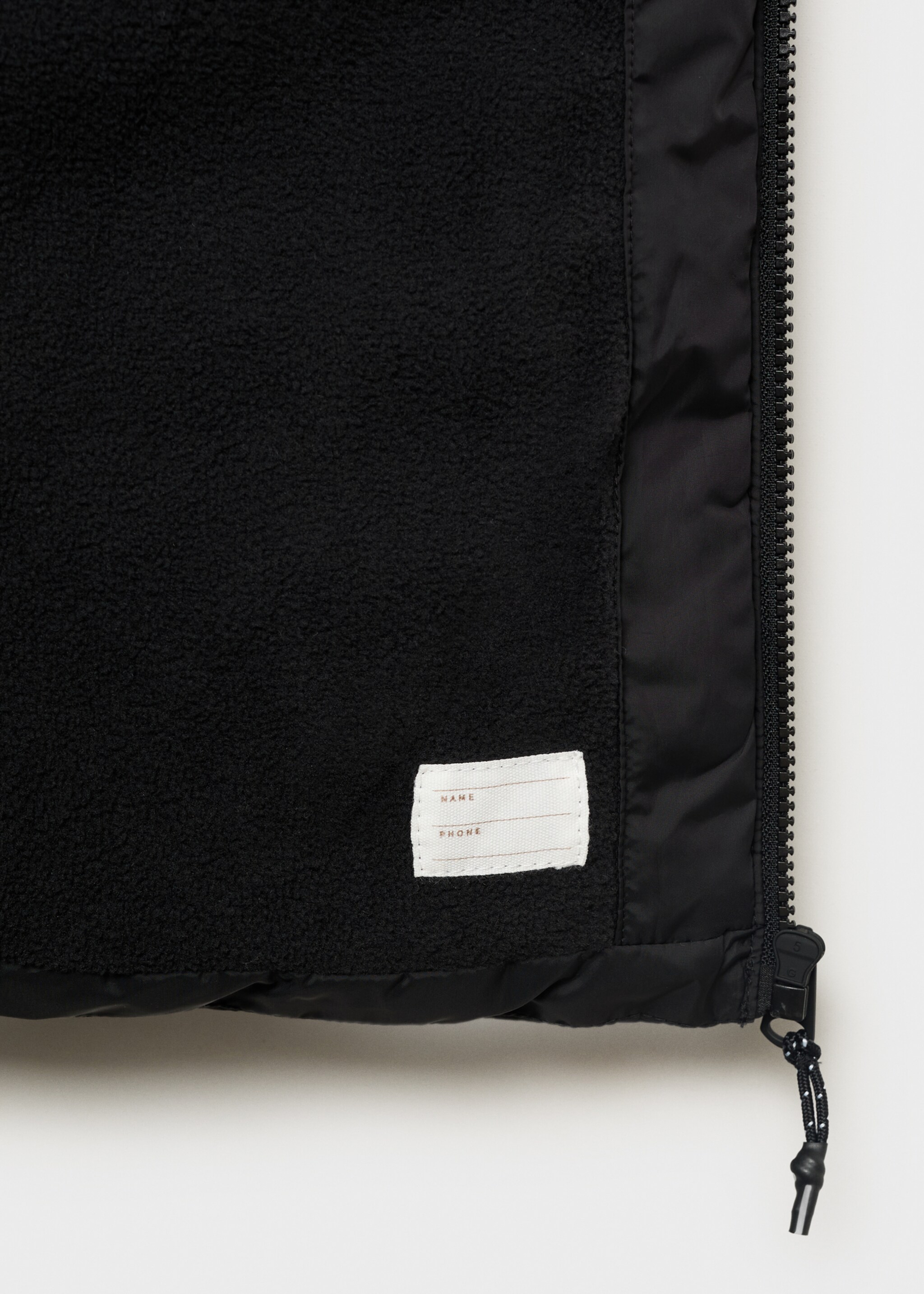 Hooded liner quilted coat - Details of the article 0
