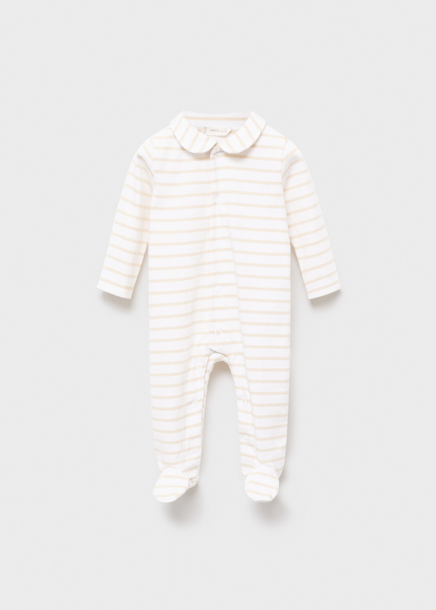Striped onesie pyjamas - Article without model