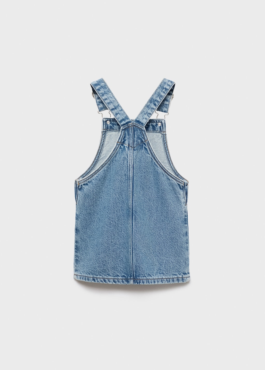 Denim pinafore with stars