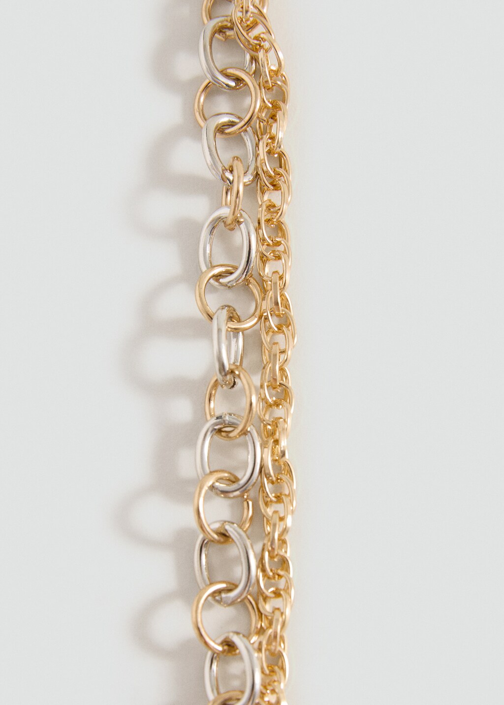 Combined chain bracelet