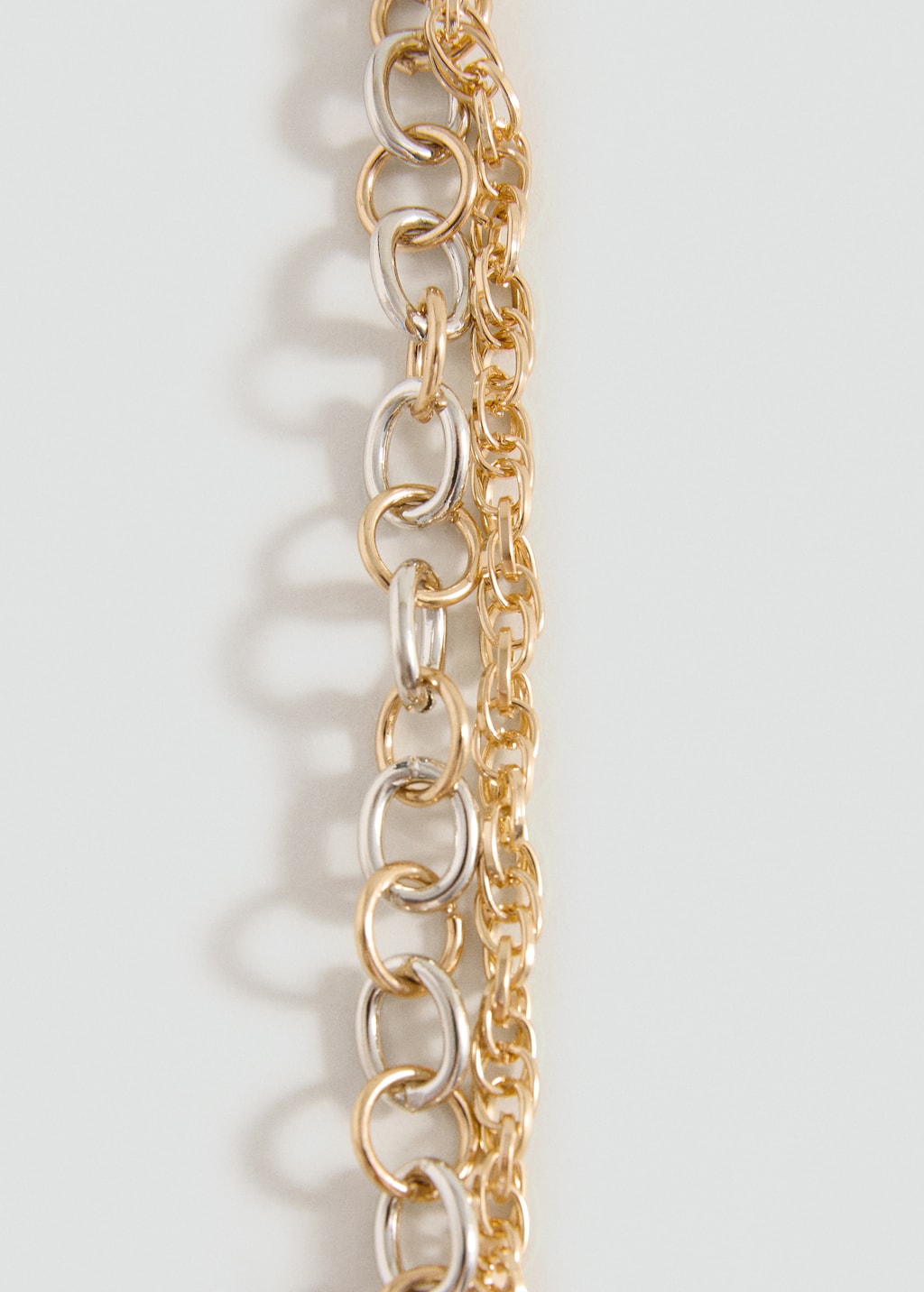 Combined chain bracelet