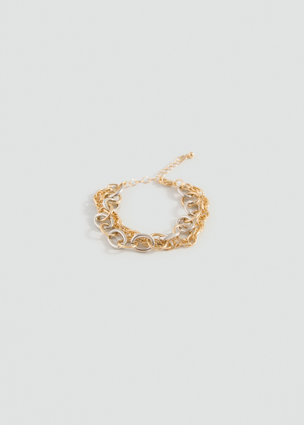 Combined chain bracelet