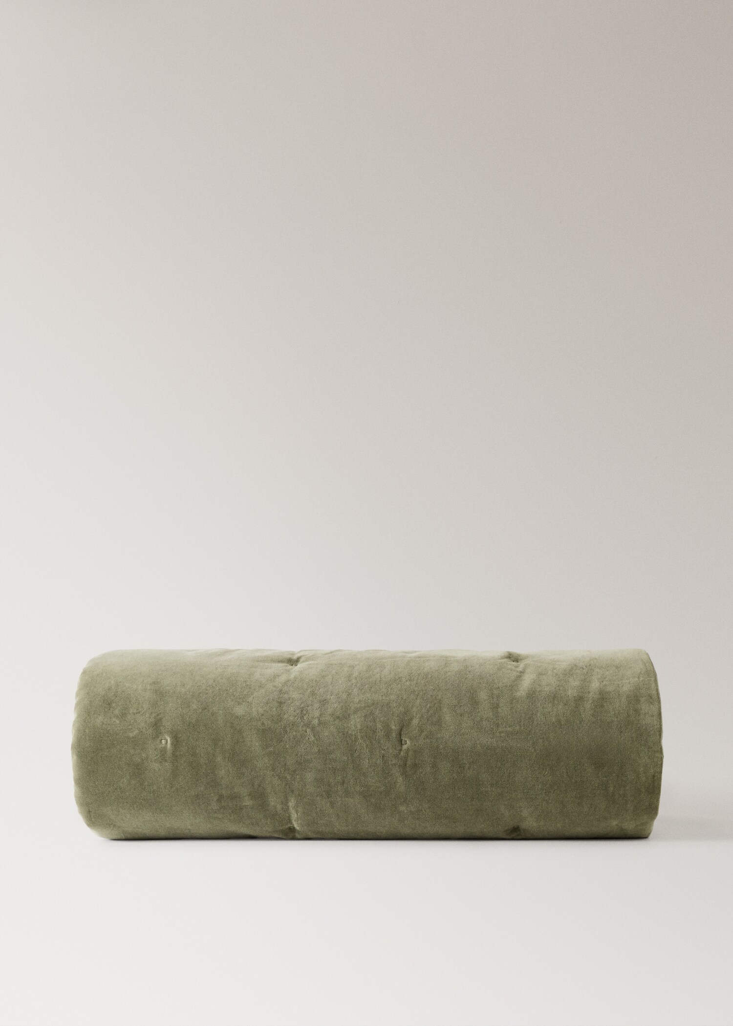 Cotton velvet bedspread for end of bed 85x200 cm - Article without model