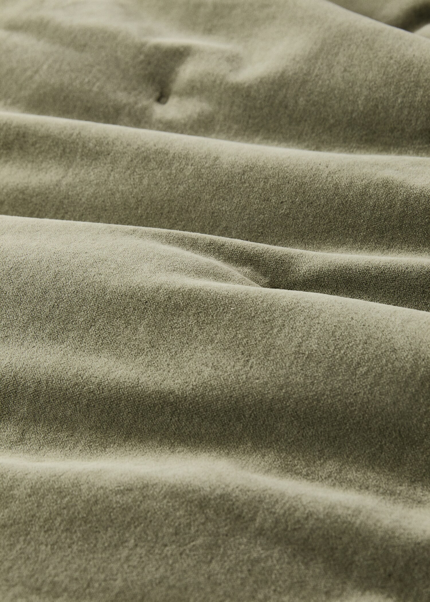 Cotton velvet bedspread for end of bed 85x200 cm - Details of the article 2