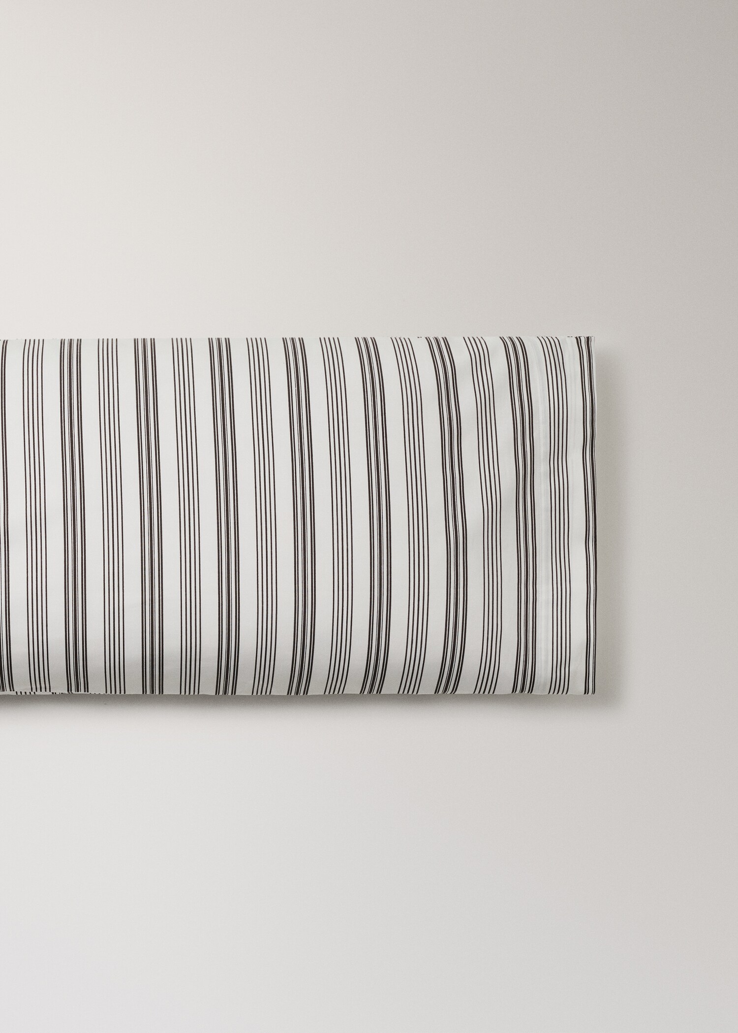 Taie d'oreiller coton rayures 45x110 cm - Article sans modèle
